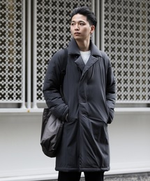 ATTACHMENT | T400ノイズコーティングストレッチ タフタ ダウンコート(ダウンジャケット/コート)