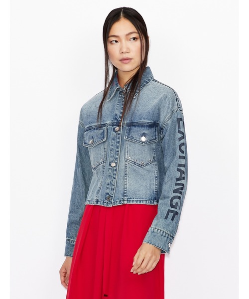 アルマーニ エクスチェンジのレディース、デニムジャケット Gジャン ARMANI EXCHANGE｜アルマーニエクスチェンジ（レディース）の