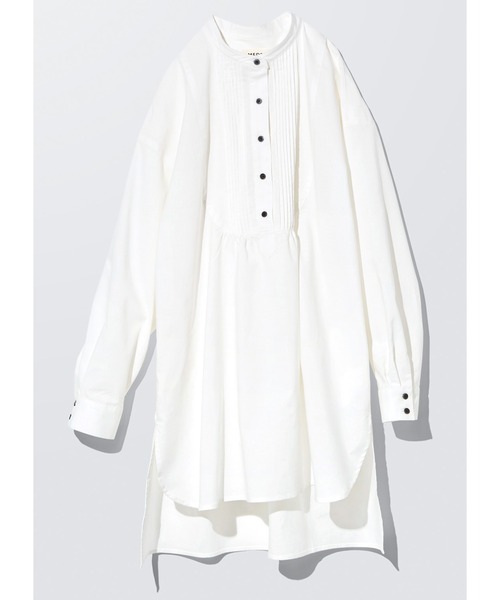 MEDE19F（メデジュウキュウ）の「ＭＥＤＥ１９Ｆ　オーバーサイズグランパシャツ（シャツ/ブラウス・レディース・オフホワイト・MEDIUM/LARGE/X-LARGE/XX-LARGE）」の11枚目の写真