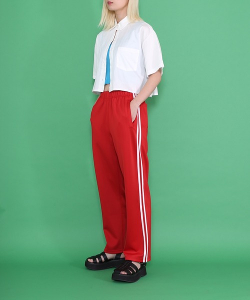 PUNYUS 赤 トラックパンツ ニードルス Needles 22SS Zipped Track Pant