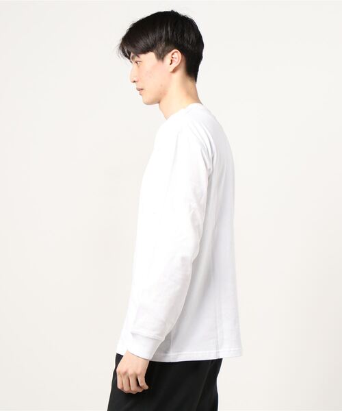 NEW ERA（ニューエラ）の「NEW ERA/ニューエラ スリーブロゴロンT 12542697（Tシャツ/カットソー・メンズ・ホワイト・L/XL/M）」の2枚目の写真