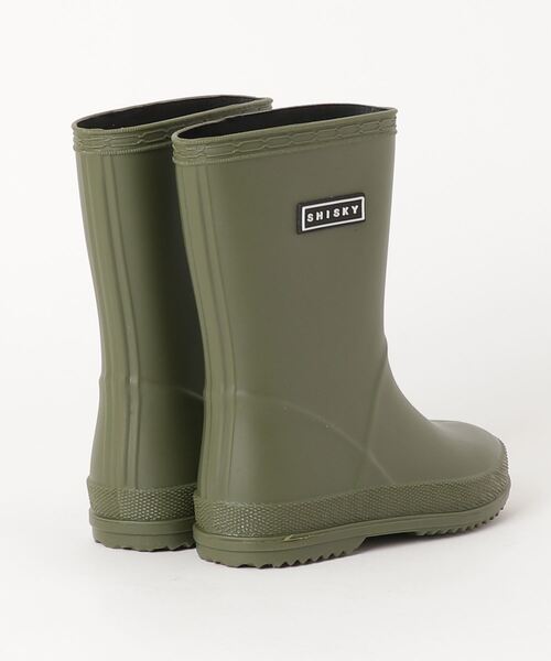 THE CASUAL(カジュアル)の「キッズ ロゴ レインブーツ(レインシューズ・キッズ・カーキ/ピンク/ブラウン/パープル/ネイビー/ブラック・20cm/22cm/17cm/16cm/19cm/21cm/18cm)」の7枚目の写真