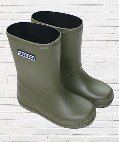THE CASUAL(カジュアル)の「キッズ ロゴ レインブーツ(レインシューズ・キッズ・カーキ/ピンク/ブラウン/パープル/ネイビー/ブラック・20cm/22cm/17cm/16cm/19cm/21cm/18cm)」の4枚目の写真