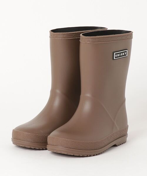 THE CASUAL(カジュアル)の「キッズ ロゴ レインブーツ(レインシューズ・キッズ・カーキ/ピンク/ブラウン/パープル/ネイビー/ブラック・20cm/22cm/17cm/16cm/19cm/21cm/18cm)」の15枚目の写真