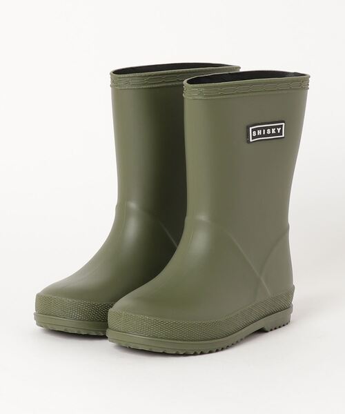 THE CASUAL(カジュアル)の「キッズ ロゴ レインブーツ(レインシューズ・キッズ・カーキ/ピンク/ブラウン/パープル/ネイビー/ブラック・20cm/22cm/17cm/16cm/19cm/21cm/18cm)」の16枚目の写真