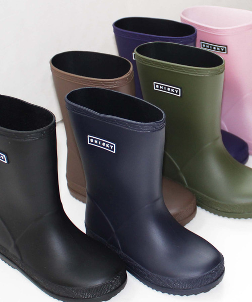 THE CASUAL(カジュアル)の「キッズ ロゴ レインブーツ(レインシューズ・キッズ・カーキ/ピンク/ブラウン/パープル/ネイビー/ブラック・20cm/22cm/17cm/16cm/19cm/21cm/18cm)」の10枚目の写真