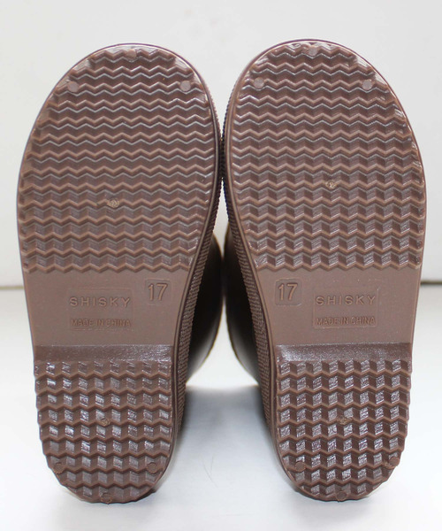 THE CASUAL(カジュアル)の「キッズ ロゴ レインブーツ(レインシューズ・キッズ・カーキ/ピンク/ブラウン/パープル/ネイビー/ブラック・20cm/22cm/17cm/16cm/19cm/21cm/18cm)」の11枚目の写真