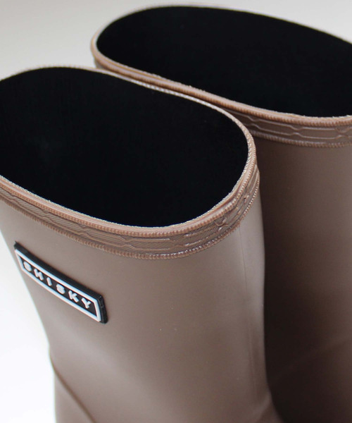 THE CASUAL(カジュアル)の「キッズ ロゴ レインブーツ(レインシューズ・キッズ・カーキ/ピンク/ブラウン/パープル/ネイビー/ブラック・20cm/22cm/17cm/16cm/19cm/21cm/18cm)」の12枚目の写真