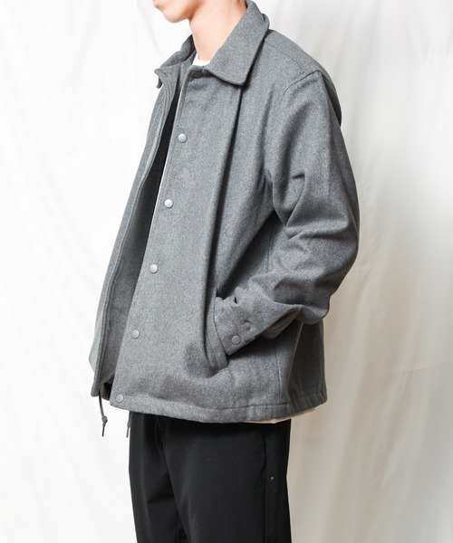 セール Ir No メルトンコーチジャケット その他アウター No その他アウター Way ノーウェイ のファッション