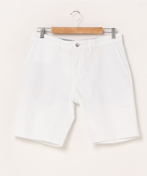 LACOSTE(ラコステ)の「LACOSTE/ラコステ スリムフィットストレッチショーツ(その他パンツ・メンズ・ホワイト/ネイビー・S/M/XS)」の1枚目の写真