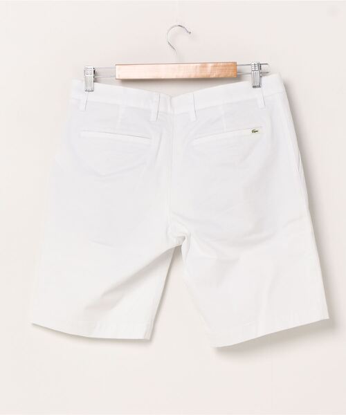 LACOSTE(ラコステ)の「LACOSTE/ラコステ スリムフィットストレッチショーツ(その他パンツ・メンズ・ホワイト/ネイビー・S/M/XS)」の3枚目の写真