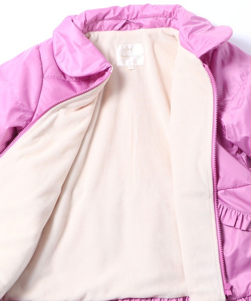 KP（ケーピー）の「高密度タフタフリルジャケット（100-130cm）（ナイロンジャケット・キッズ・チェリーピンク/グレー・120cm/100cm/110cm/130cm）」の6枚目の写真