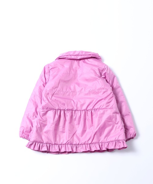 KP（ケーピー）の「高密度タフタフリルジャケット（100-130cm）（ナイロンジャケット・キッズ・チェリーピンク/グレー・120cm/100cm/110cm/130cm）」の5枚目の写真