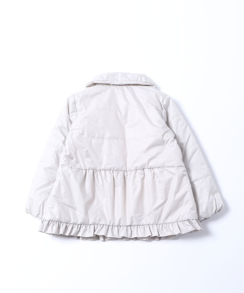 KP（ケーピー）の「高密度タフタフリルジャケット（100-130cm）（ナイロンジャケット・キッズ・チェリーピンク/グレー・120cm/100cm/110cm/130cm）」の4枚目の写真