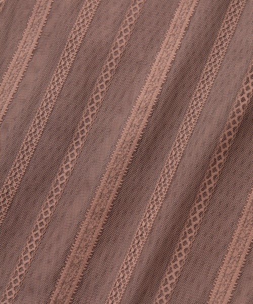 Mysa&Liina（ミーサリーナ）の「ウエストヨークフレアスカート（スカート・レディース・チャコールグレー/ベージュ/ブラウン・M）」の6枚目の写真