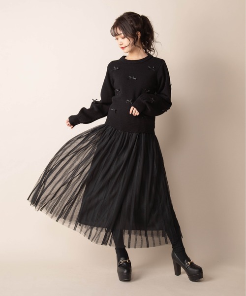 Mysa&Liina（ミーサリーナ）の「ウエストヨークフレアスカート（スカート・レディース・チャコールグレー/ベージュ/ブラウン・M）」の18枚目の写真