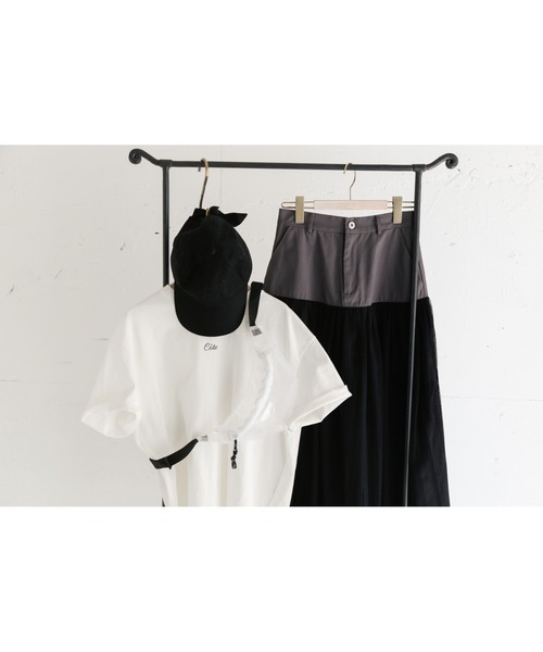 Mysa&Liina（ミーサリーナ）の「ウエストヨークフレアスカート（スカート・レディース・チャコールグレー/ベージュ/ブラウン・M）」の21枚目の写真