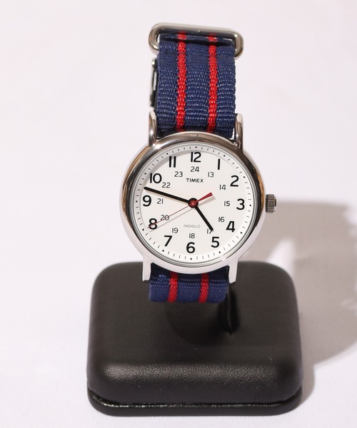 TIMEX（タイメックス）の「TIMEX(タイメックス)/Weekender Central Park（アナログ腕時計・メンズ・ブラック/カーキ/ブルー/ブルー系その他・FREE）」の4枚目の写真