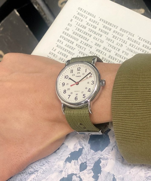 TIMEX（タイメックス）の「TIMEX(タイメックス)/Weekender Central Park（アナログ腕時計・メンズ・ブラック/カーキ/ブルー/ブルー系その他・FREE）」の3枚目の写真