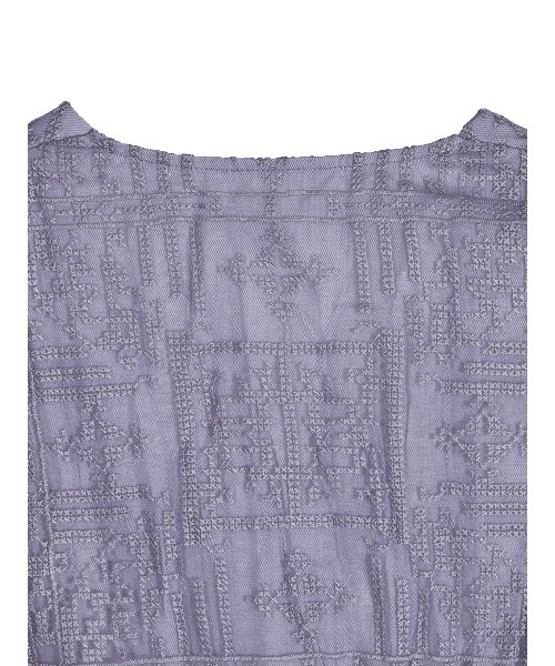 Ameri（アメリ）の「MEDI PALACE EMBROIDERY DRESS（ワンピース・レディース・アイボリー/パープル/ミント・MEDIUM/SMALL）」の20枚目の写真