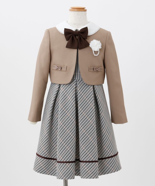 CHOPIN deux 格子柄アンサンブル 120cm CHOPIN（ショパン）の「格子柄