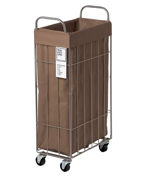 LAUNDRY SQUARE BASKET with CASTER SLIM 40L（収納グッズ）｜I.D.E.A international（イデアインターナショナル）