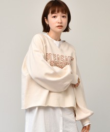 RETRO GIRL | ロゴショートウラケトップス(Tシャツ/カットソー)