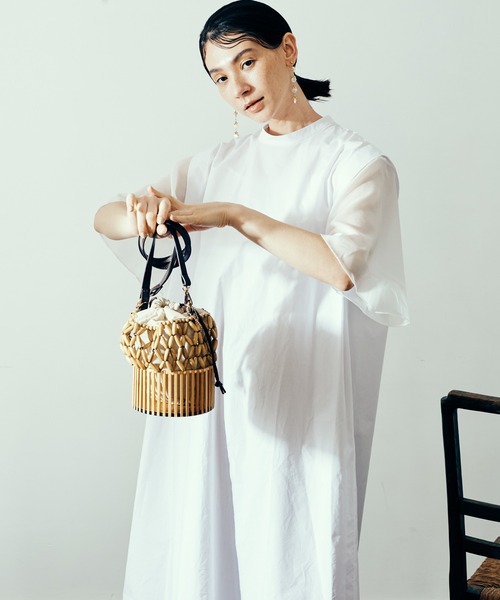 LAYMEE（レイミー）の「Sam OP / サムワンピース（ワンピース・レディース・ホワイト/ネイビー/ベージュ・FREE）」の21枚目の写真