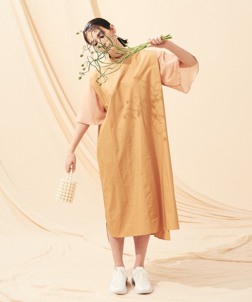 LAYMEE（レイミー）の「Sam OP / サムワンピース（ワンピース・レディース・ホワイト/ネイビー/ベージュ・FREE）」の22枚目の写真