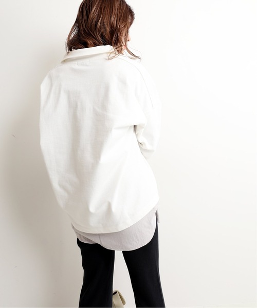 SLOBE IENA（スローブイエナ）の「ハーフZIPプルオーバー【手洗い可能