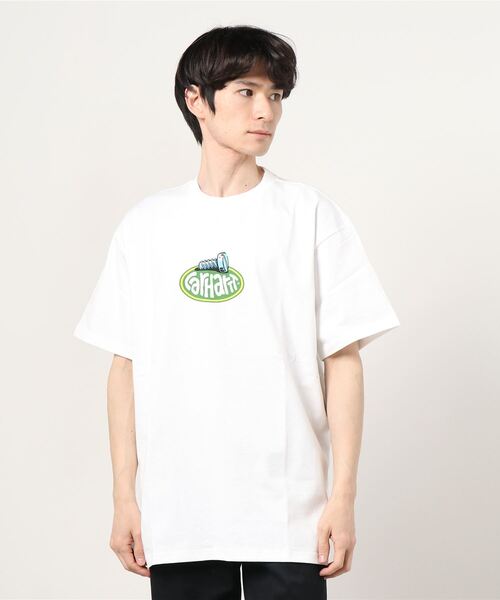 Carhartt WIP(カーハートダブリューアイピー)の「S/S SCREW T-SHIRT(Tシャツ/カットソー・メンズ・ホワイト/ブラック/サックスブルー・SMALL/MEDIUM/LARGE/X-LARGE)」の2枚目の写真