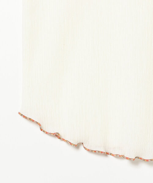 Ray BEAMS（レイビームス）の「Ray BEAMS / ヨウリュウ 配色 メロー Tシャツ（Tシャツ/カットソー・レディース・ライトブルー/ブラック/オフホワイト・ONE SIZE）」の9枚目の写真