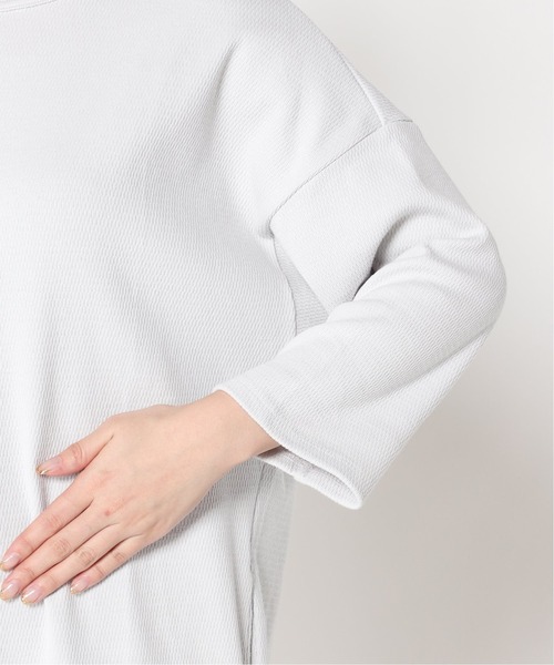 SLOBE IENA(スローブイエナ)の「コットンサーマルワンピース【手洗い可能】◆(ワンピース・レディース・チャコールグレー/ベージュ/ブラック・FREE)」の13枚目の写真