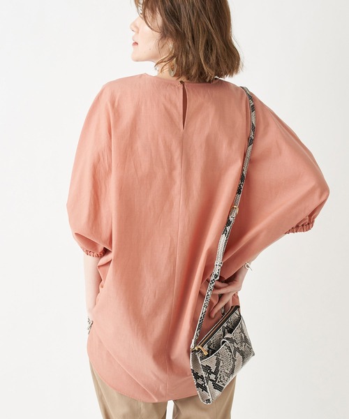 RIVE DROITE(リヴドロワ)の「バルーンフォルムブラウス(シャツ/ブラウス・レディース・ブラック/モカ/サーモンピンク・FREE)」の16枚目の写真