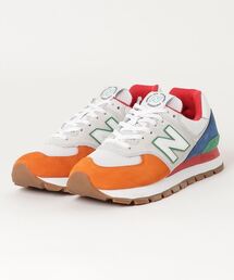 New Balance ニューバランス ML574DRU(D) GRAY/ORANGE(RU)