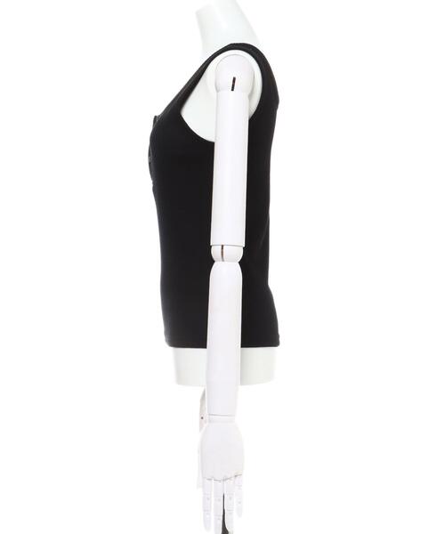 INGNI（イング）の「ヘンリー／タンクトップ（タンクトップ・レディース・ブラック/アイボリー/ライトブラウン/ミント・M）」の6枚目の写真