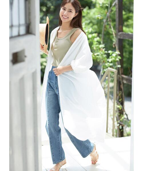 INGNI（イング）の「ヘンリー／タンクトップ（タンクトップ・レディース・ブラック/アイボリー/ライトブラウン/ミント・M）」の11枚目の写真