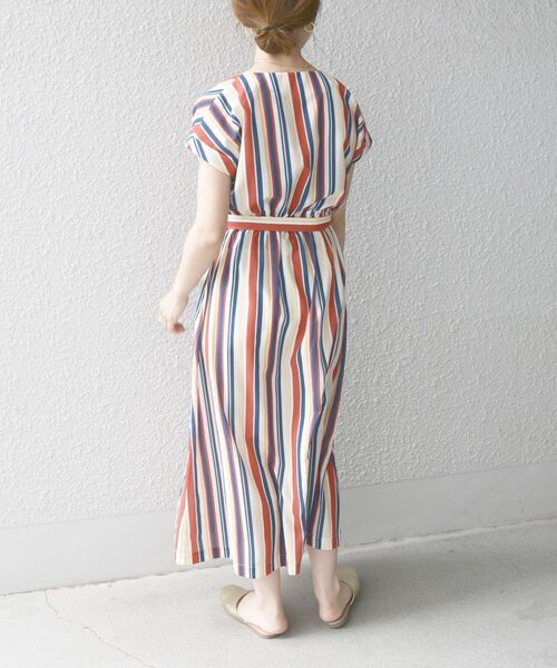 Ships マルチストライプ Authentique Any Authentique フレア Any シップス ワンピース ワンピース ウォッシャブル ワンピース Ships エニィ のワンピース Ships Paris エニィ のファッション