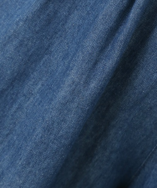 CHARM BERRY TIC（チャームベリーチック）の「4.5OZ 2タックデニムパンツ（デニムパンツ・レディース・ライトブルー/ブルー/ネイビー・M）」の18枚目の写真