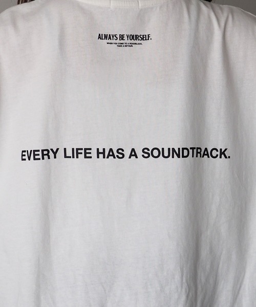 Riberry（リベリー）の「フォト＆バックプリントコットンTシャツ（Tシャツ/カットソー・レディース・オフホワイト/スミクロ・FREE）」の19枚目の写真