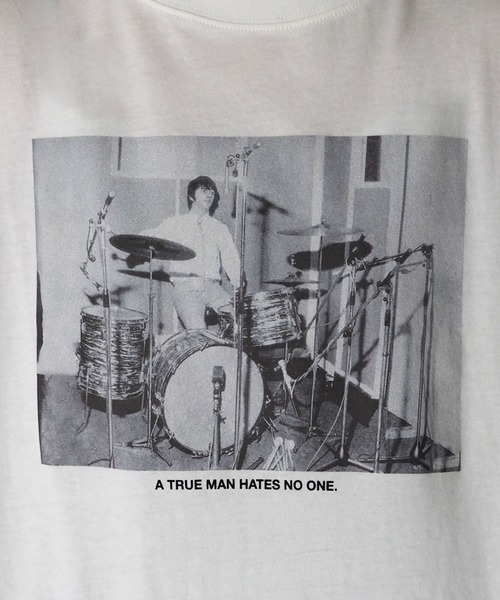 Riberry（リベリー）の「フォト＆バックプリントコットンTシャツ（Tシャツ/カットソー・レディース・オフホワイト/スミクロ・FREE）」の20枚目の写真