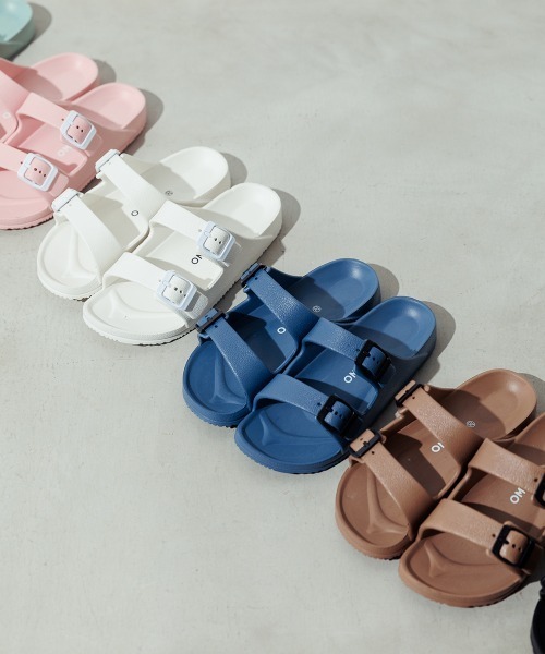OMNES（オムネス）の「キッズ EVA 2バンドサンダル（サンダル・キッズ・モスグリーン/モカ/ブラック/サーモンピンク/ホワイト/ネイビー・18.0cm/20.0cm/22.0cm/17.0cm/19.0cm/21.0cm）」の21枚目の写真