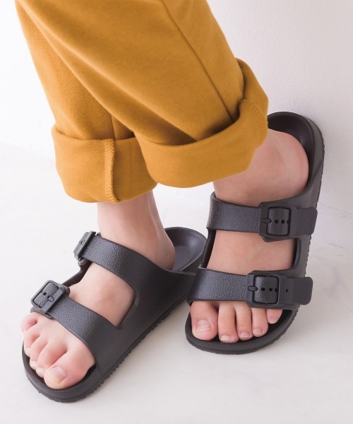 OMNES（オムネス）の「キッズ EVA 2バンドサンダル（サンダル・キッズ・モスグリーン/モカ/ブラック/サーモンピンク/ホワイト/ネイビー・18.0cm/20.0cm/22.0cm/17.0cm/19.0cm/21.0cm）」の7枚目の写真