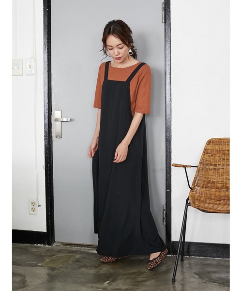 ブランド古着 サロペットスカート ジャンパースカート E Hyphen World Gallery イーハイフンワールドギャラリー のファッション通販 Zozoused