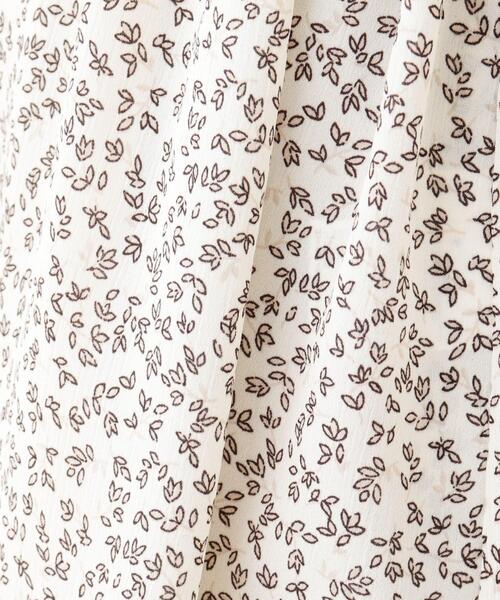 DRESKIP（ドレスキップ）の「◆ウエストリボンリーフ柄ブラウス（シャツ/ブラウス・レディース・ホワイト系3/ブラック系/イエロー系・02/03）」の13枚目の写真