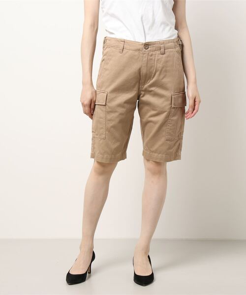 AVIREX（アヴィレックス）の「AVIREX/アヴィレックス/ファティーグ ショーツ/ FATIGUE SHORTS（その他パンツ・レディース・オリーブ/ブラック系その他/カーキ・MEDIUM/X-LARGE/LARGE/SMALL/XX-LARGE）」の3枚目の写真