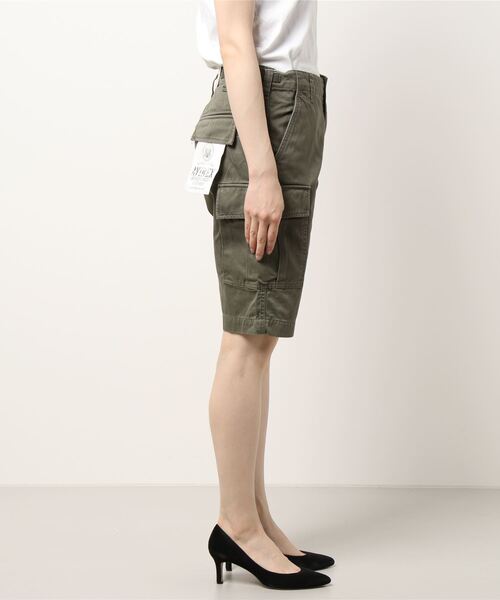 AVIREX（アヴィレックス）の「AVIREX/アヴィレックス/ファティーグ ショーツ/ FATIGUE SHORTS（その他パンツ・レディース・オリーブ/ブラック系その他/カーキ・MEDIUM/X-LARGE/LARGE/SMALL/XX-LARGE）」の5枚目の写真