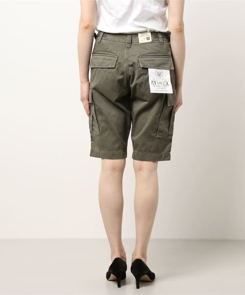 AVIREX（アヴィレックス）の「AVIREX/アヴィレックス/ファティーグ ショーツ/ FATIGUE SHORTS（その他パンツ・レディース・オリーブ/ブラック系その他/カーキ・MEDIUM/X-LARGE/LARGE/SMALL/XX-LARGE）」の4枚目の写真