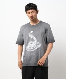 SISLEY | ガーメントダイプリント半袖Tシャツ・カットソー(Tシャツ/カットソー)