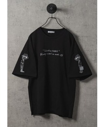 【RE730】なみおくん手書きイラストTシャツ ビッグシルエット